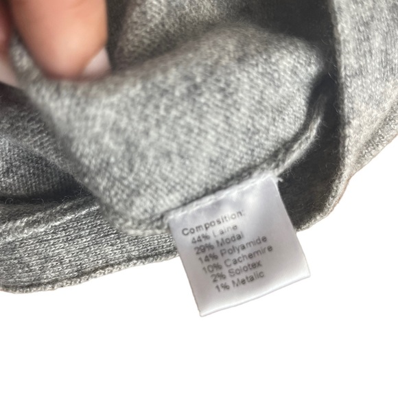 IRO dress sweater wool / modal short dress gray size M VGC - Picture 6 of 14